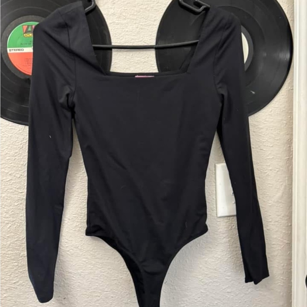 Black Long Sleeve Bodysuit